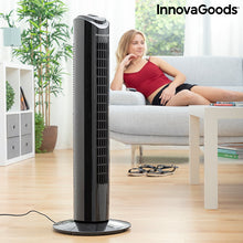 Laden Sie das Bild in den Galerie-Viewer, Turmventilator InnovaGoods 80 cm 50W Schwarz
