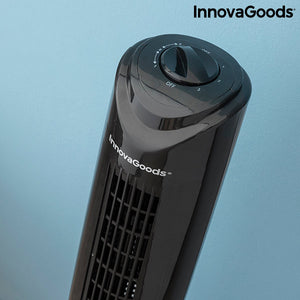 Turmventilator InnovaGoods 80 cm 50W Schwarz