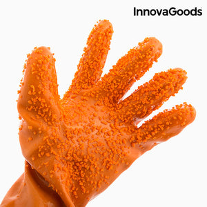 InnovaGoods Reinigungs- und Schäl-Handschuhe für Obst und Gemüse