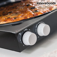 Laden Sie das Bild in den Galerie-Viewer, InnovaGoods Elektrischer Pizzaofen mit Presto Rezeptbuch! 1200W Schwarz
