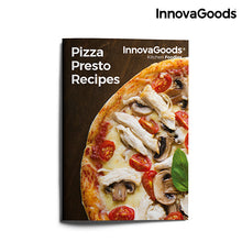 Laden Sie das Bild in den Galerie-Viewer, InnovaGoods Elektrischer Pizzaofen mit Presto Rezeptbuch! 1200W Schwarz
